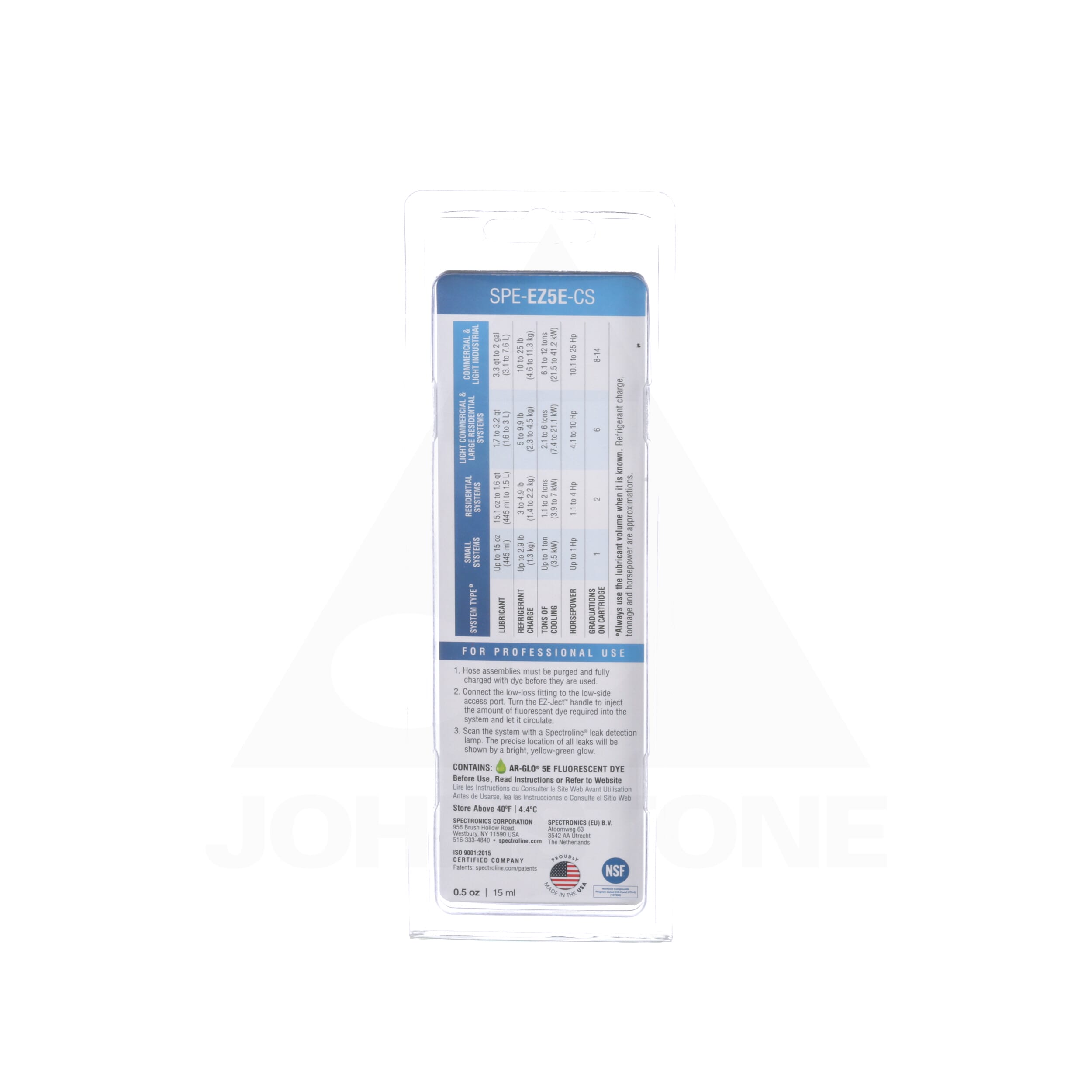 EZ-Ject Fluorescent Dye Cartridge