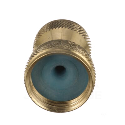 BULLSEYE Enterprises Ugello Per Tubo Da Giardino In Ottone, Power Hose, Regolabile Da Stop A Getto Solido, Con Guarnizione Anti-perdite